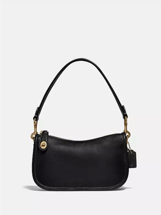 Coach Handbags - NWT Coach Swinger Bag 20, Black/Brass